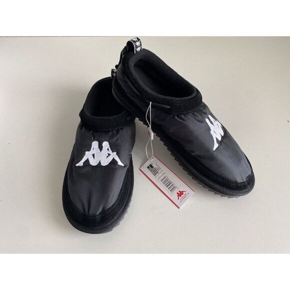 KAPPA Authentic MULE 3 Slip On Sandals Black White Unisex Men’s Sz 11 NEW - Picture 1 of 10
